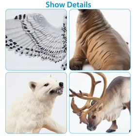 Toymany reindeer figure on a desk, ideal for imaginative Arctic scenes