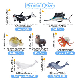 Toymany green moray eel figure, adds realism to aquarium scenes.