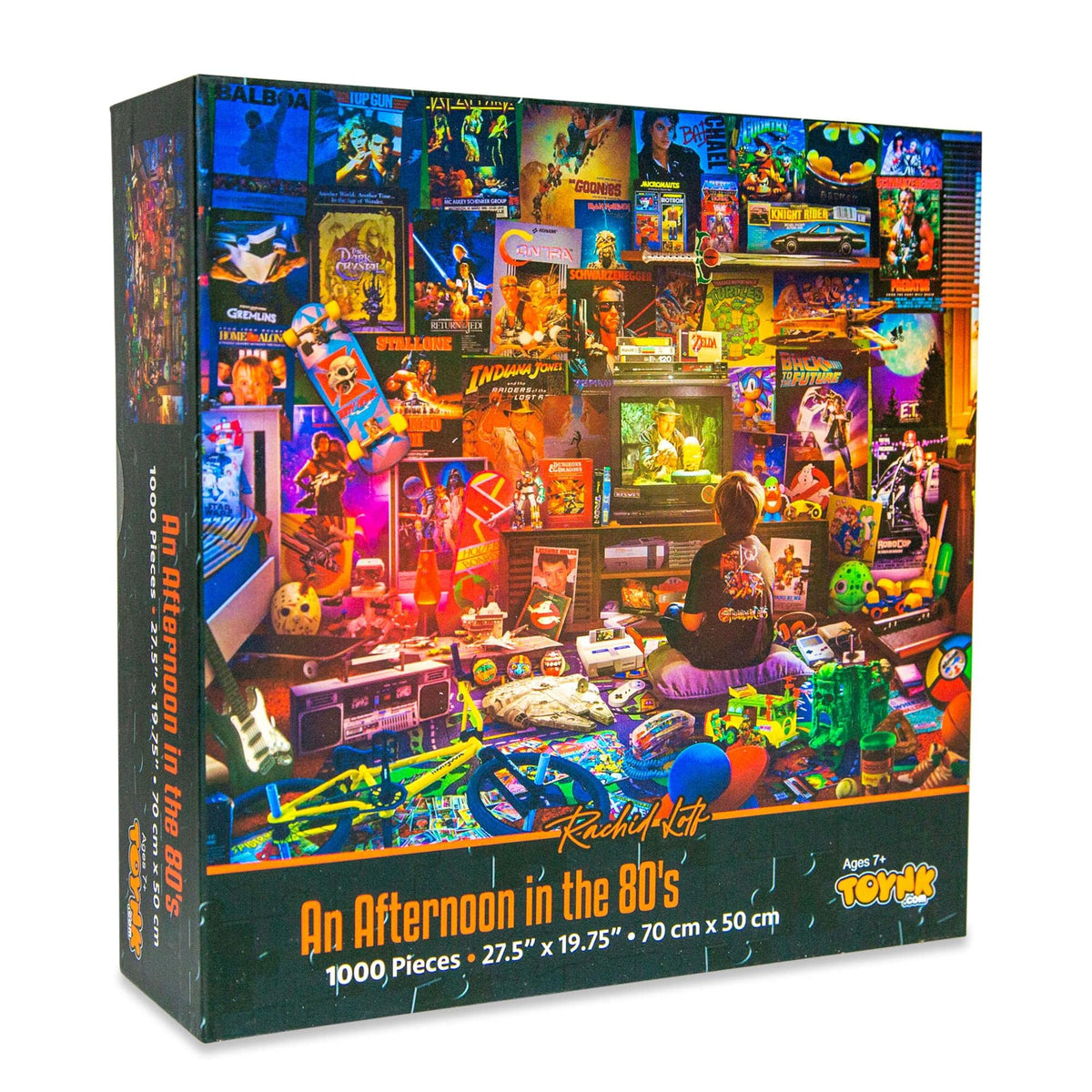 Toynk 1000-piece puzzle by Rachid Lotf, 28x20 inches, recycled board