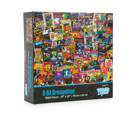 Toynk 8-Bit Armageddon puzzle assembled at 28 by 20 inches