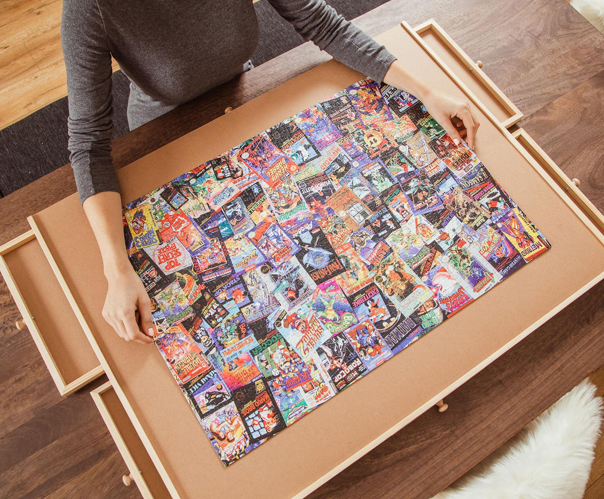 Toynk 8-Bit Armageddon puzzle bag of pieces kept organized