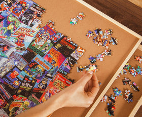 Toynk 8-Bit Armageddon puzzle box back with finished image guide