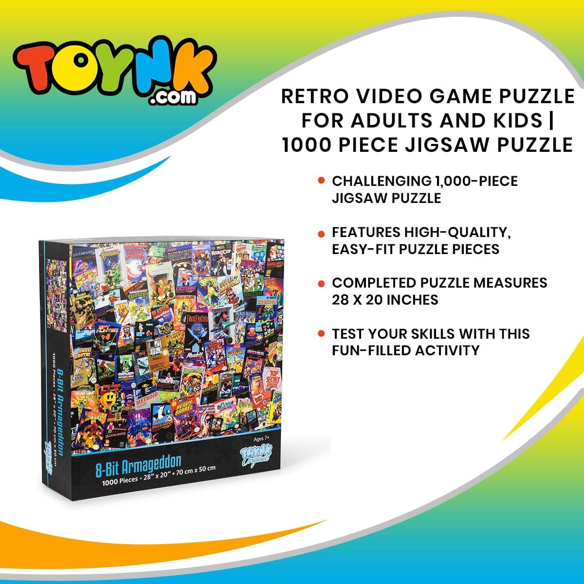 Toynk 8-Bit Armageddon puzzle gift-ready packaging