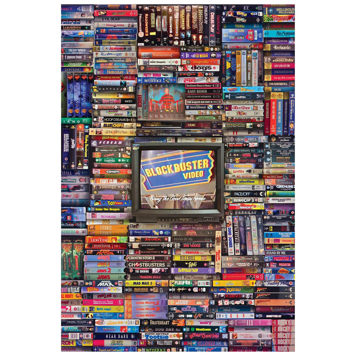 Toynk Blockbuster Era puzzle box-art showcases nostalgic vibes with crisp clarity