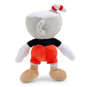 Toynk Cuphead 8-inch plush packaging highlights officially licensed collectible status.