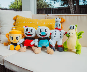 Toynk Cuphead 8-inch plush official license confirms authenticity and collectibility.