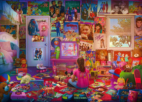 Toynk Daydreams 80s-90s puzzle room scene boosts nostalgic family puzzle night