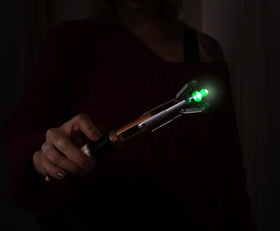Toynk Doctor Who 11th Doctor sonic screwdriver prop polished finish for collectors.