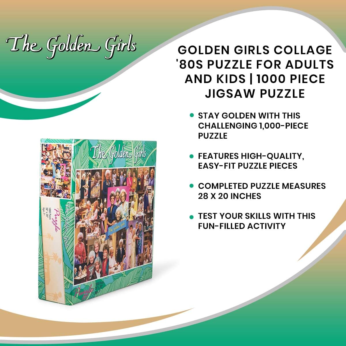 Toynk Golden Girls puzzle theme celebrating iconic 80s humor