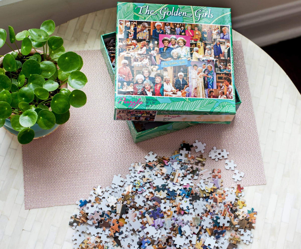 Toynk Golden Girls puzzle after assembly ready to display