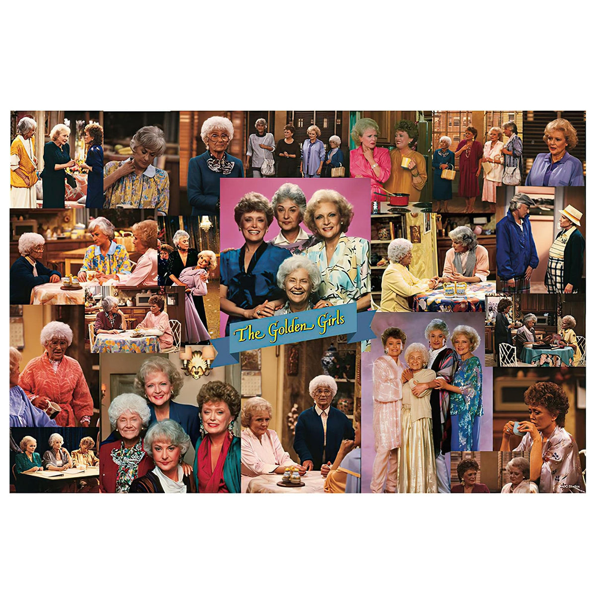 Toynk Golden Girls puzzle pieces snapping together for a satisfying build