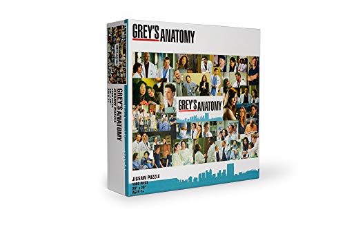 Toynk Grey's Anatomy collage puzzle box front shows the 1000-piece challenge