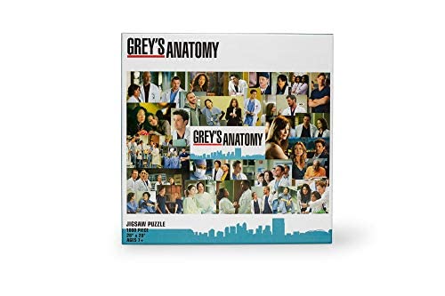 Toynk Grey's Anatomy collage puzzle in progress reveals iconic cast