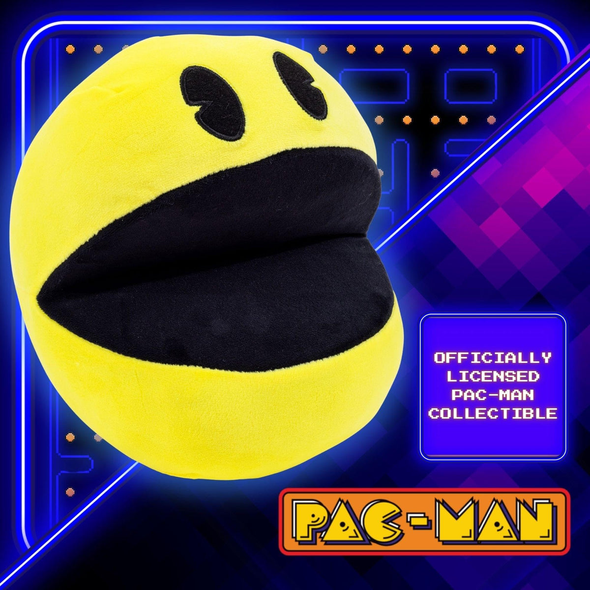 Toynk Pac-Man 7-Inch Plush evokes arcade nostalgia and charm for fans.