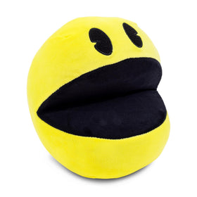Toynk Pac-Man 7-Inch Plush bright yellow round shape perfect for cozy couch display.