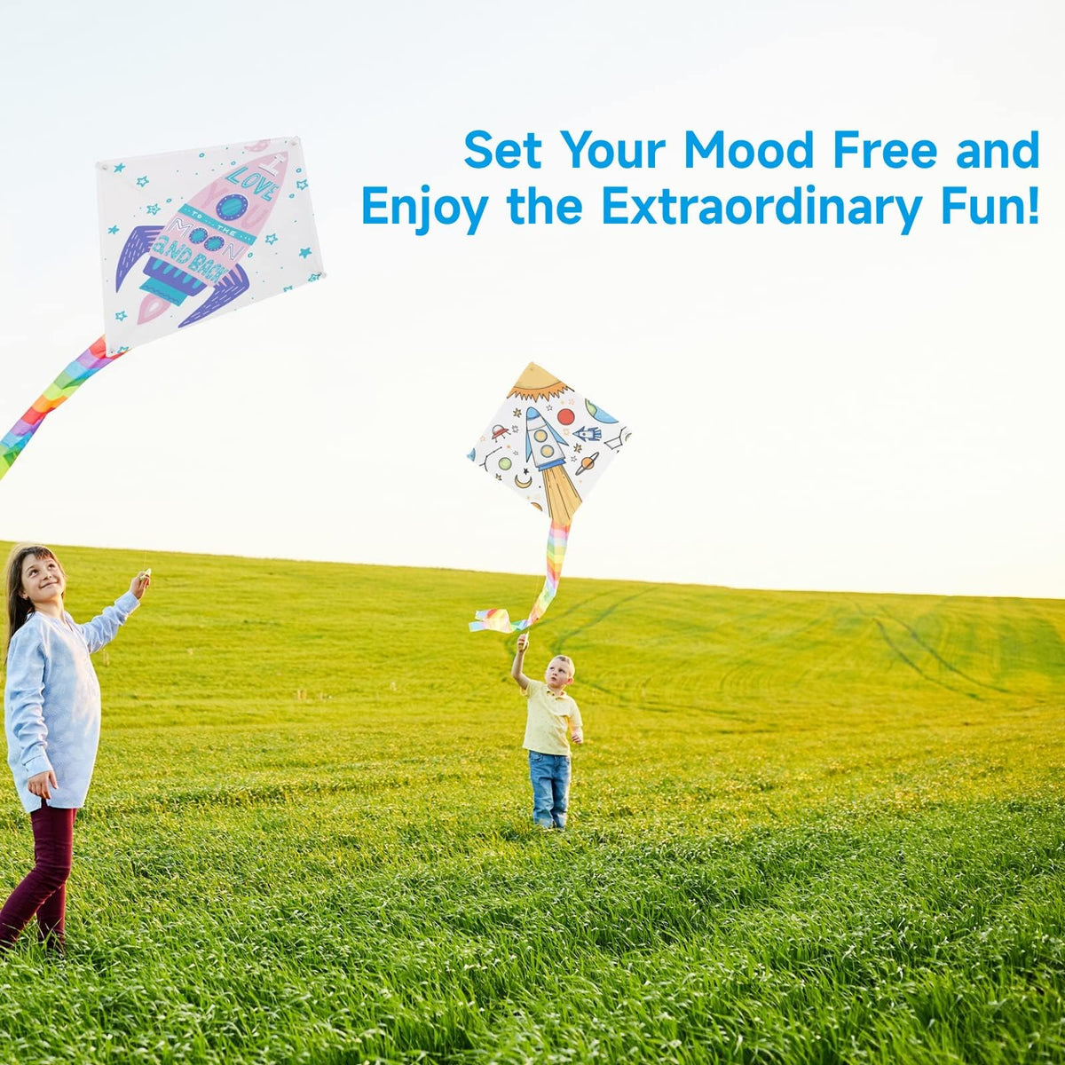 Toyosport blank kite assembly easy for kids with no tools.