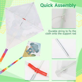 Toyosport kite coloring area for decorating with markers and paints