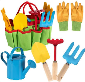 Toyrifik Little Gardener watering can helps kids confidently water plants outdoors.