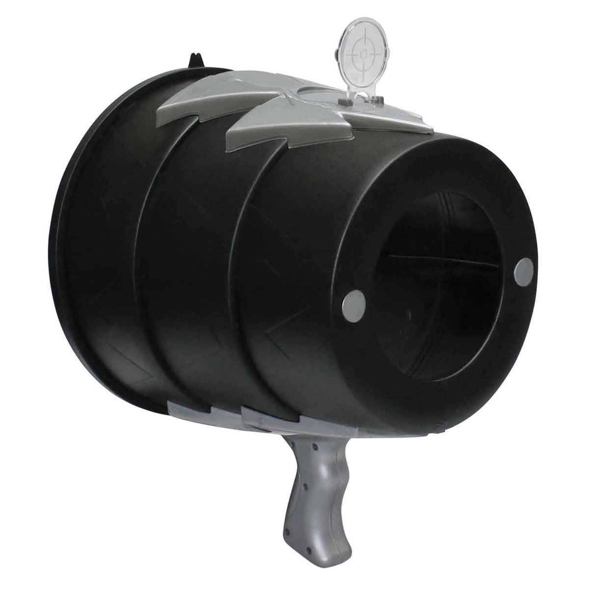 Toysmith Airzooka pop-up sight improves aiming during playful target practice