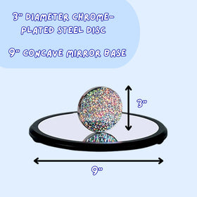 Toysmith Euler’s Disk six spinning disks for kinetic demonstrations.