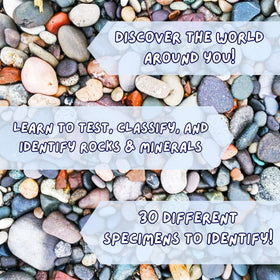 Toysmith organized sample trays keep rocks neatly sorted and ready for study.