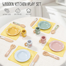 Toyssa colorful dishes teacups and spoons spark vibrant pretend dining