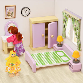 Toyssa bedroom furniture with bed wardrobe and vanity for stylish mini rooms