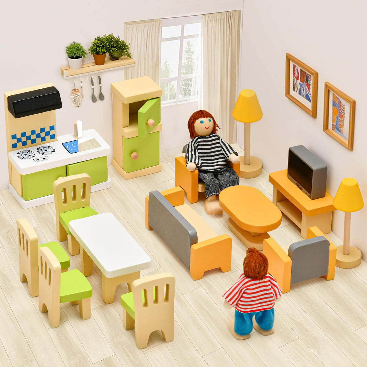 Toyssa living room set with sofa TV and coffee table for cozy stories