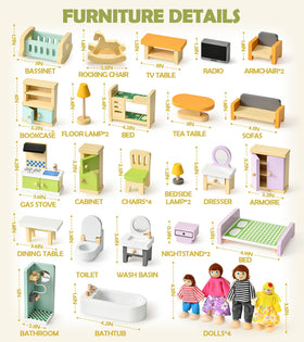 Toyssa wooden finishes and color options to match any style