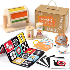 Toyssa spinning drum with 360° rotation for tactile exploration.