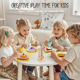 Toyssa kitchen set supports parent-child bonding during pretend meals