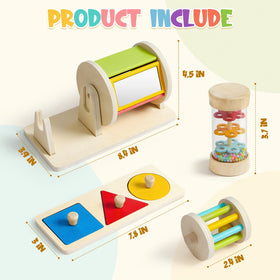 Toyssa vibrant colors spark visual interest and mood during early sensory exploration.