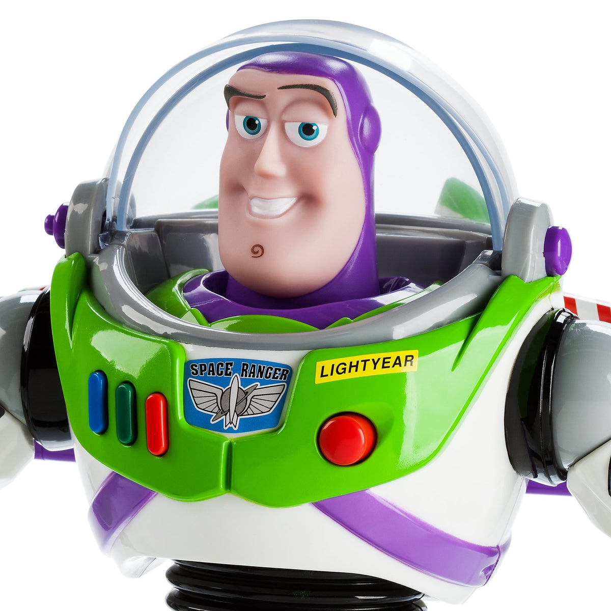 Toy Story Buzz Lightyear 12-inch wing tips and wrist lights glow during play