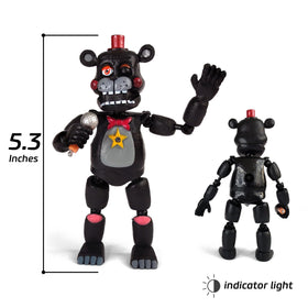 Toysvill animatronic hinges provide secure poseability and mobility.