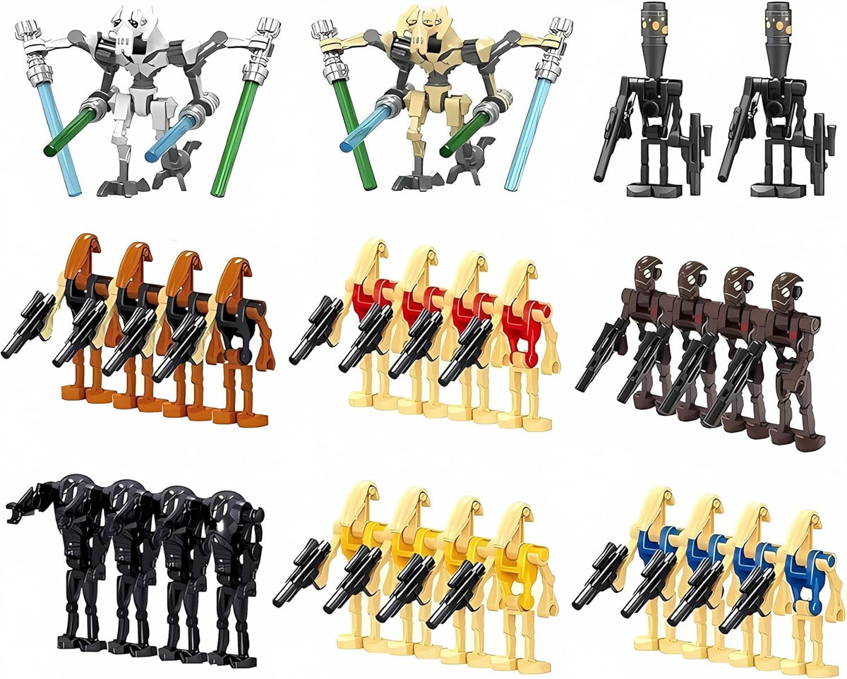 Toysvill Battle Robots set: detailed minifigures with interchangeable weapons for creative battles
