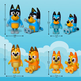 Toysvill Bluye-Wolfs Coco figure perfect for pretend play and shelf decor