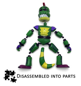 Toysvill collectible animatronics set with interchangeable limbs for customization.