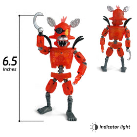 Toysvill FNAF Pirates assembly-friendly connections for quick setup.