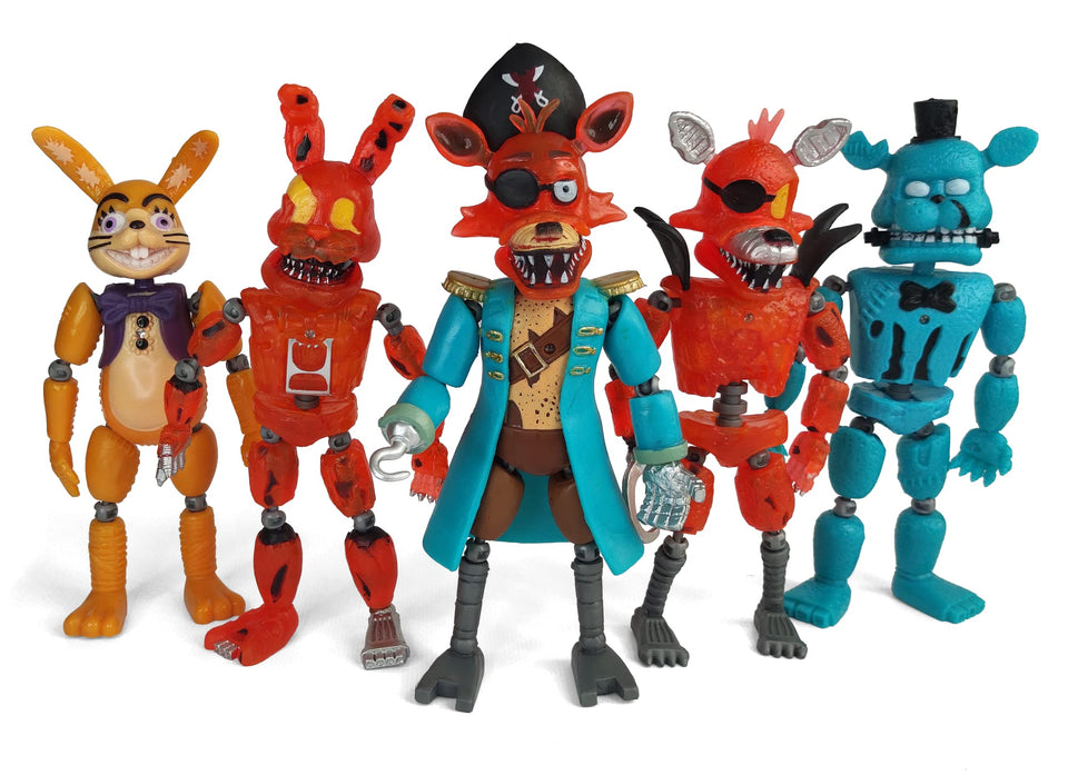 Toysvill FNAF Pirates Bear Fred figure ready for imaginative play.