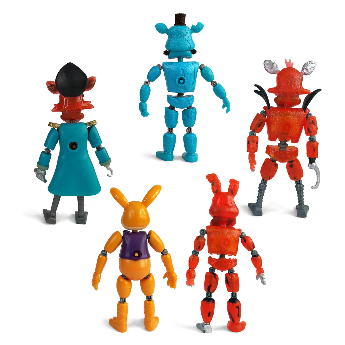 Toysvill FNAF Pirates Fazbear figure designed for durable posing.