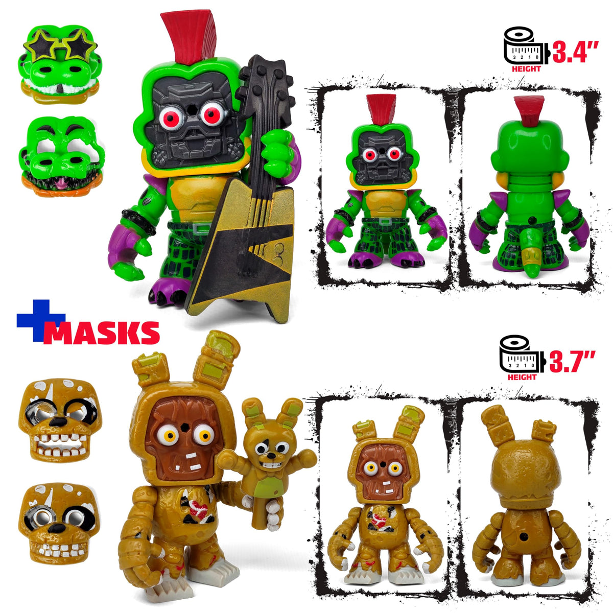 Toysvill FNAF Human Security figure ideal for display and gifting.