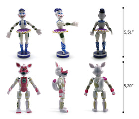 Toysvill FNAF assembly limb detail showing detachable parts for quick pose changes.