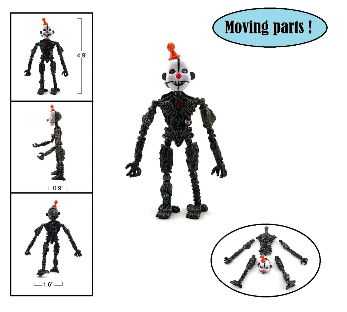 Toysvill FNAF sister location packaging image highlights compact gift-ready box.