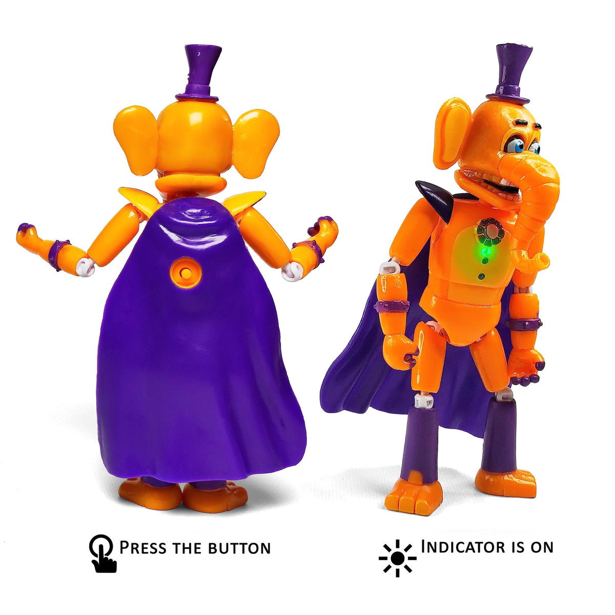 Toysvill Mangle figure showcasing dynamic display options.