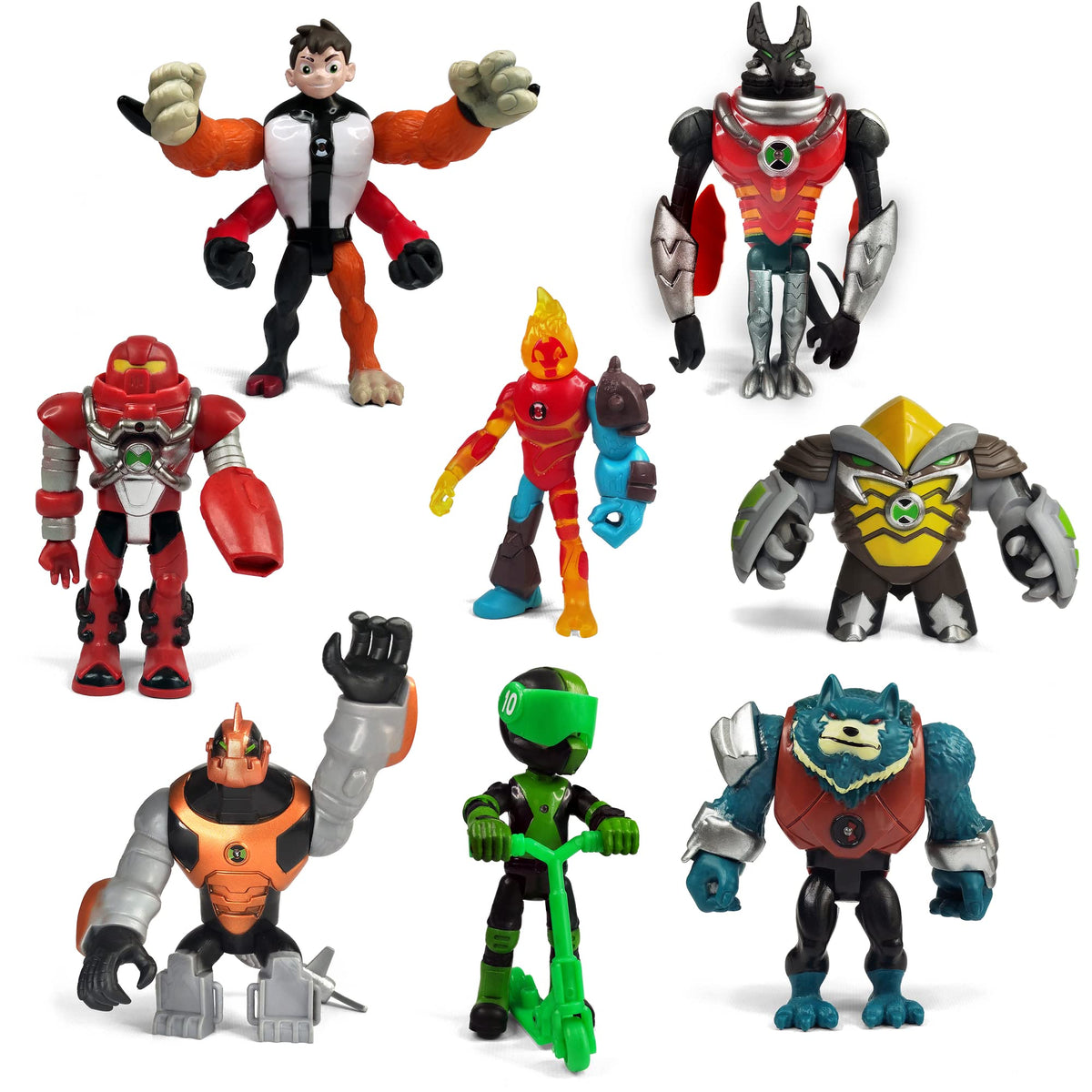 Toysvill Protector of Earth Four Arms figure in dynamic pose for imaginative play and display.