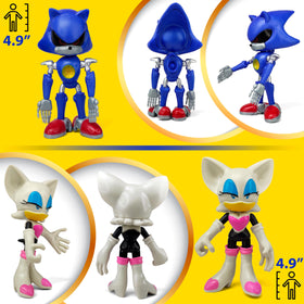 Toysvill Sonic action figures 4.7 inches tall, ideal gifts