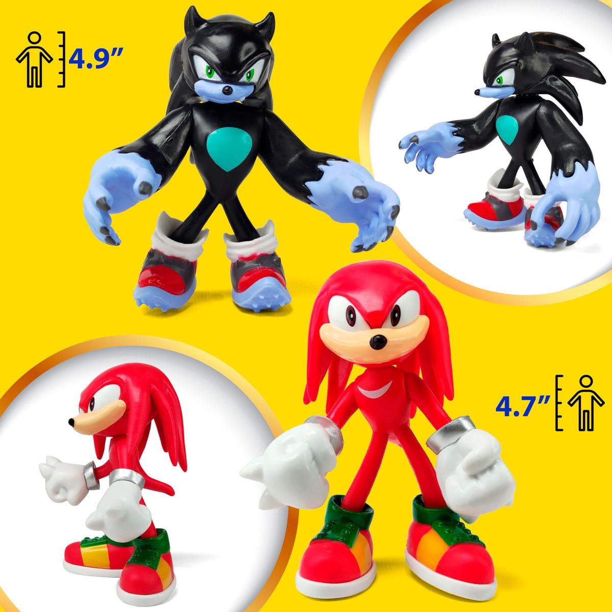 Toysvill Sonic cake toppers and party decor with vibrant colors