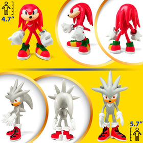 Toysvill Sonic figures close-up, detailed characters for shelf displays