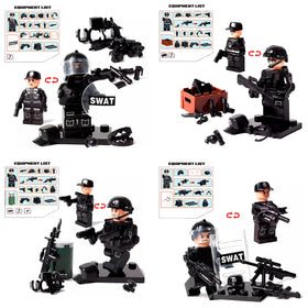 Toysvill SWAT 8 mini figures for action-packed role-play and team missions