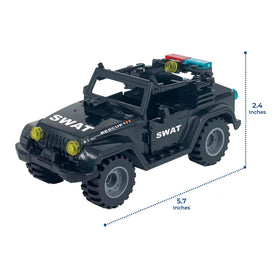 Toysvill SWAT accessory set highlights realistic gear for interactive storytelling.